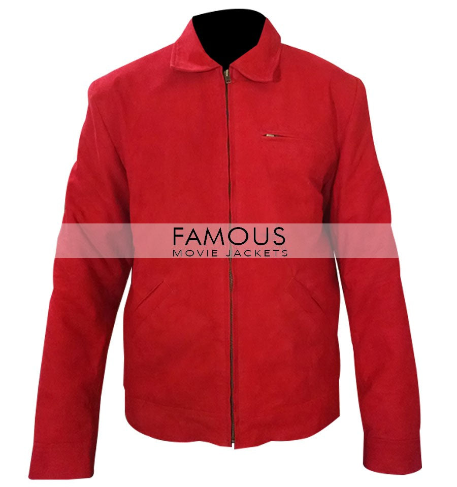 Smallville Clark Kent Red Suede Jacket