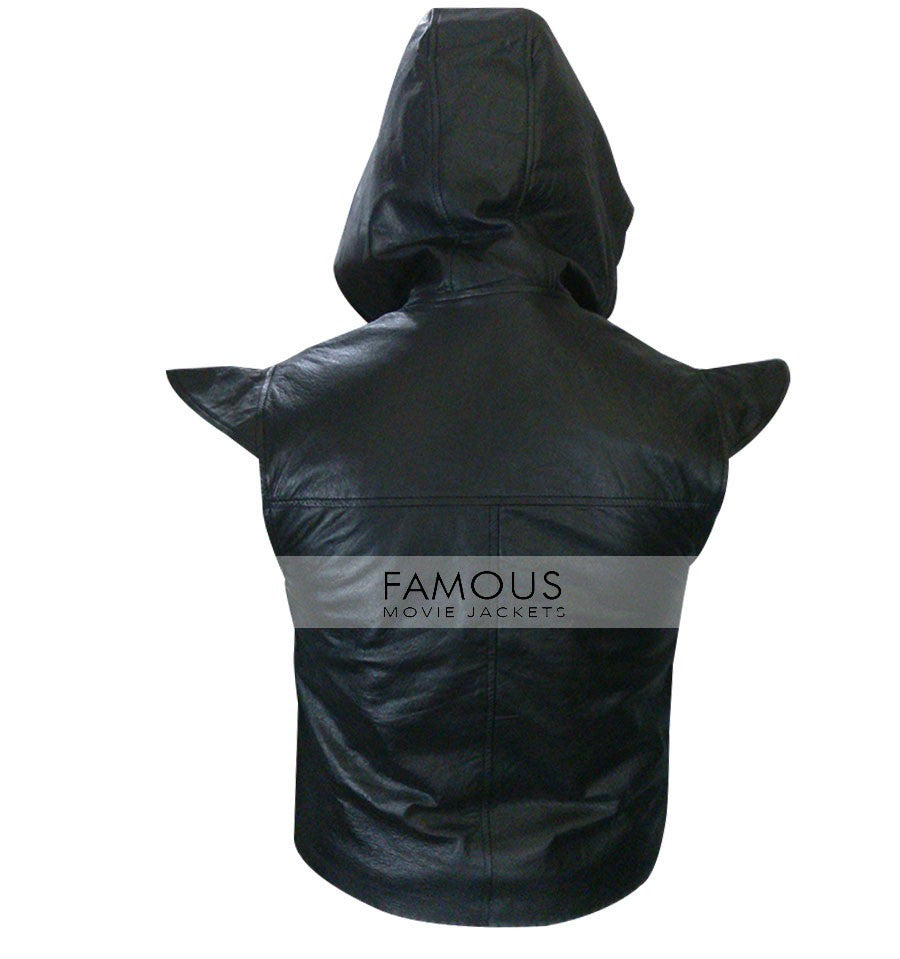 Robin Des Bois: Ne Renoncez Jamais Hoodie Leather Vest