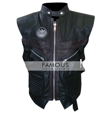 Avengers Jeremy Renner Hawkeye Leather Vest