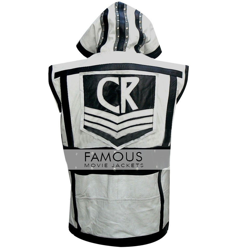 Cody Rhodes WWE White/Black Replica Leather Vest