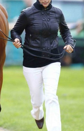 Zara Phillips Black Stylish Leather Jacket