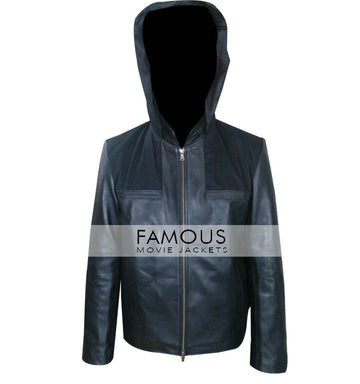 Oliver Queen (Stephen Amell) Arrow Green Hooded Jacket