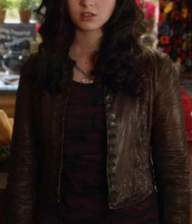 Switched At Birth Vanessa Marano (Bay Kennish) Brown Jacket