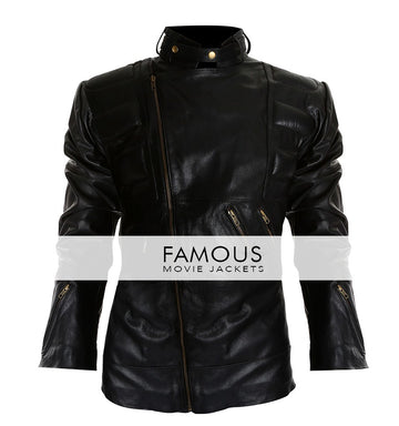 John Travolta Staying Alive Black Leather Jacket