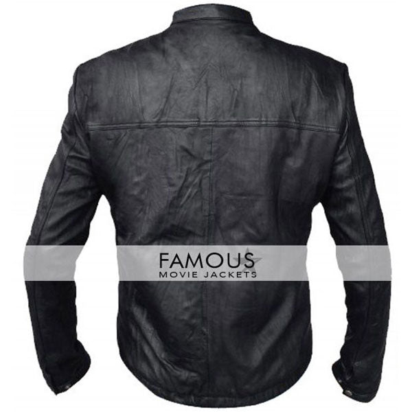 17 Again Zac Efron Black Leather Jacket