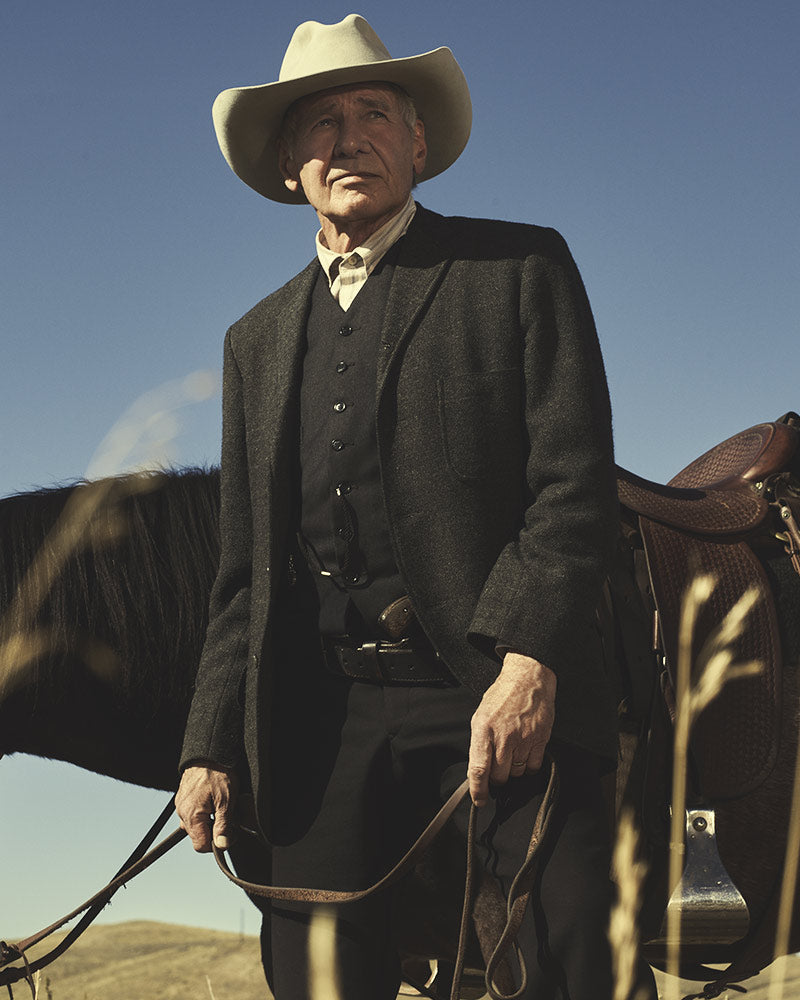 1923 Harrison Ford Black Wool Blazer