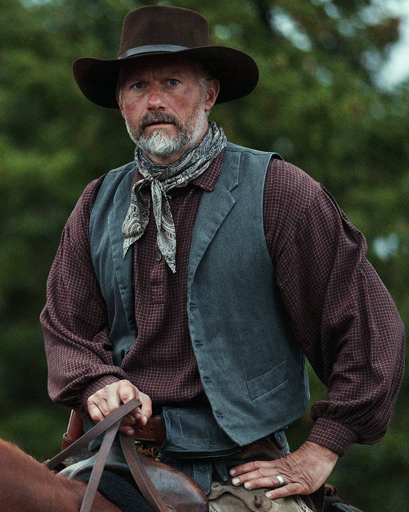 1923 James Badge Dale Grey Cotton Vest