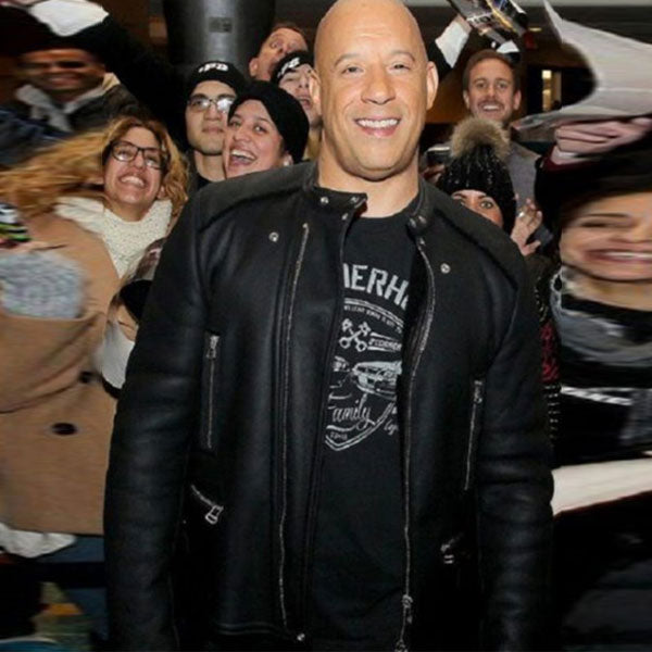 2017 Furious 8 Vin Diesel Leather Jacket