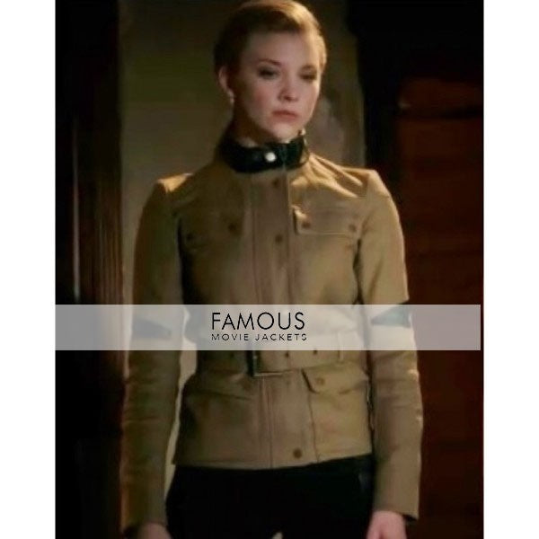 Elementary TV Series Natalie Dormer Brown Jacket