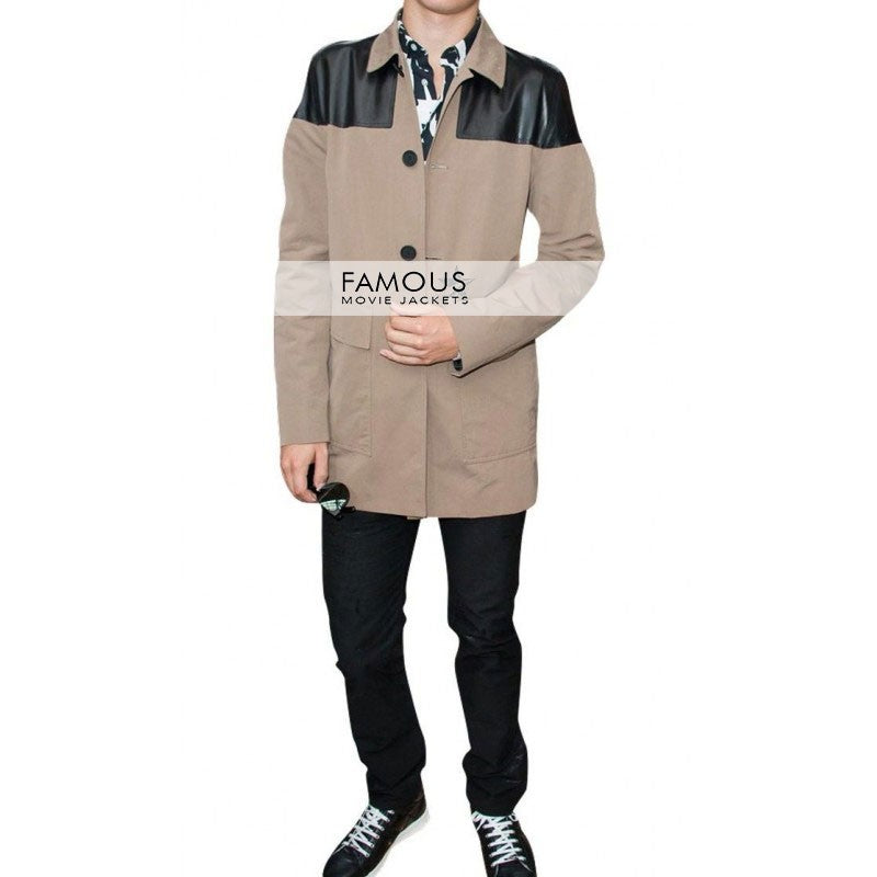 Ansel Elgort High School in NYC Designer Jacket Coat