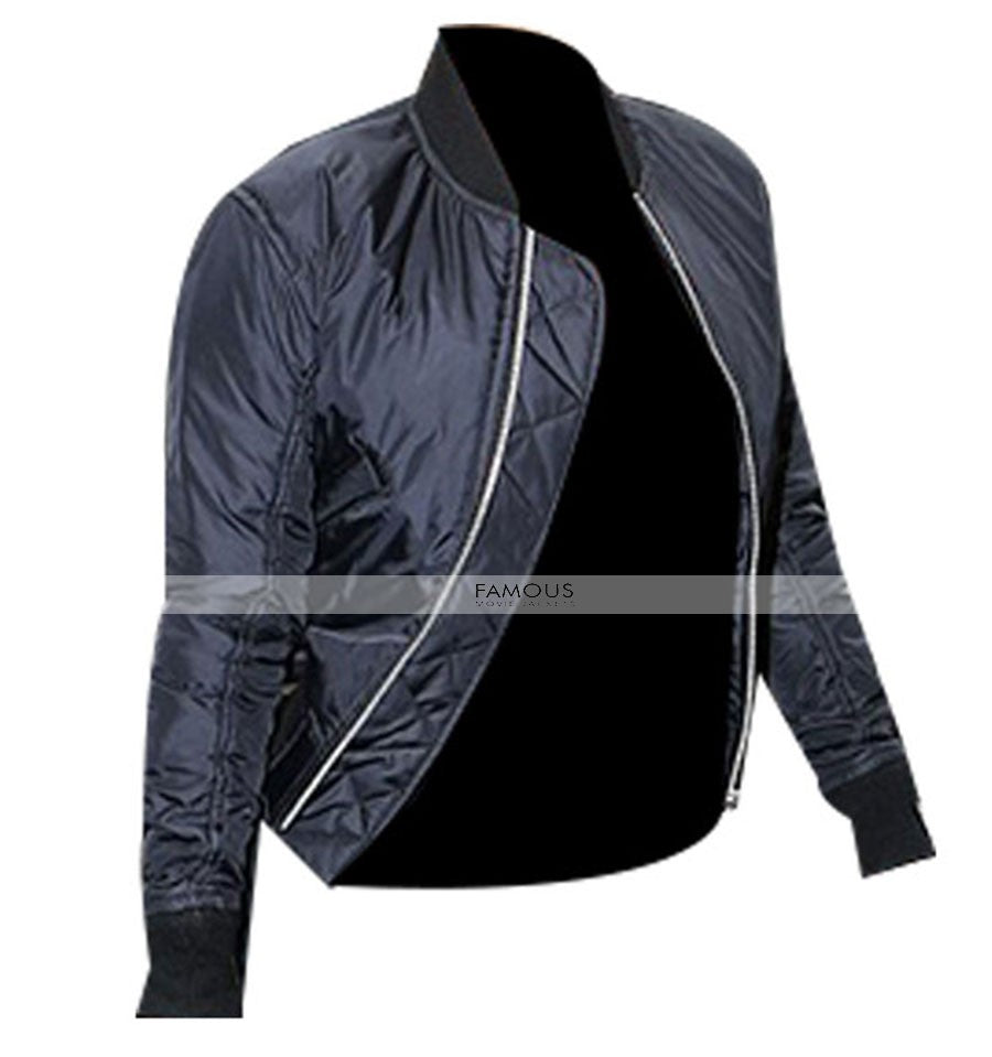 Kim Kardashian Black Bomber Designer Jacket