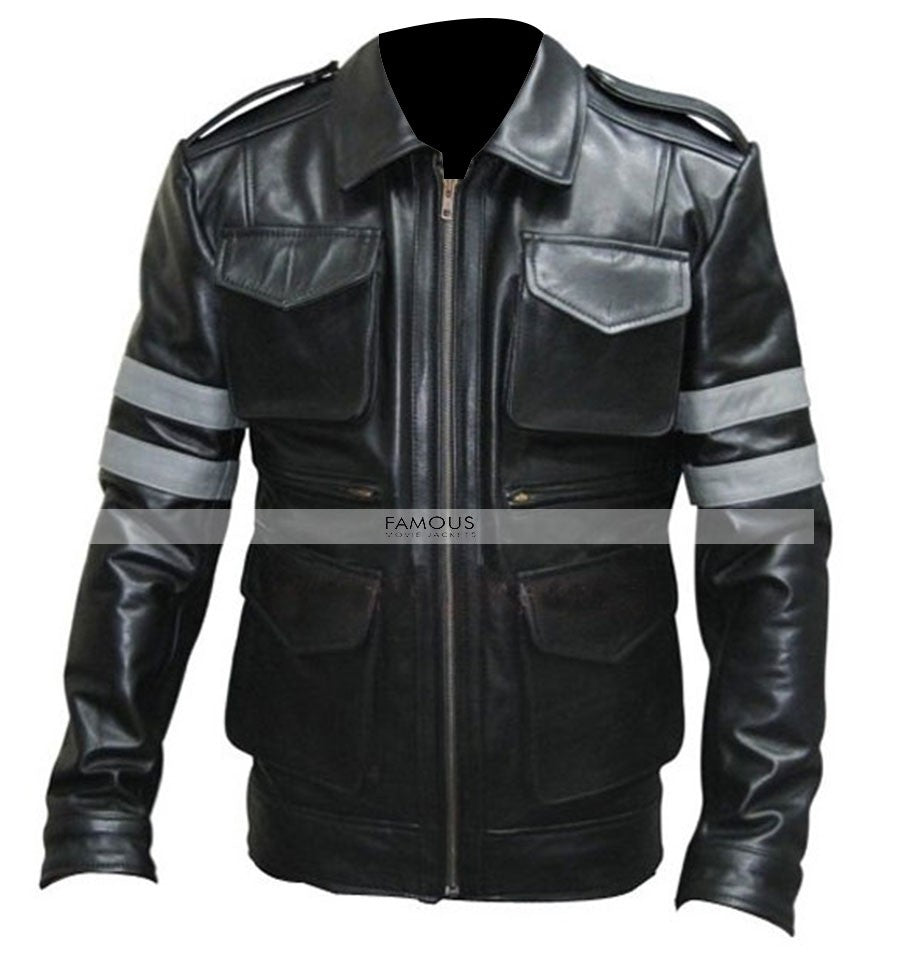 Resident Evil Leon Kennedy Black Gaming Jacket