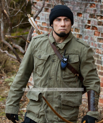 Killing Season John Travolta Green Cotton Jacket