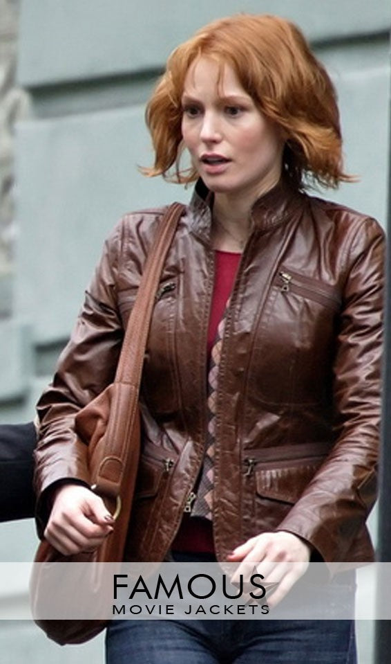 Alicia Witt 88 Minutes Brown Jacket