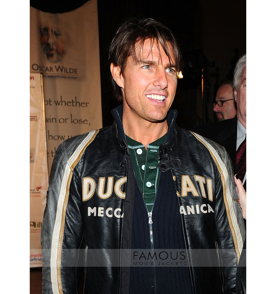 Tom Cruise Ducati Motorcycle Leather Jacket