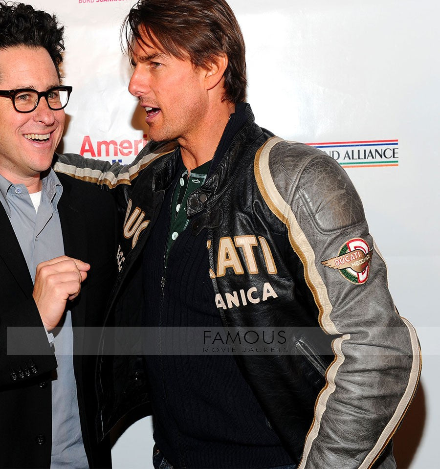 Tom Cruise Ducati Motorcycle Leather Jacket