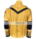 Superhero Reverse Flash Cosplay Leather Jacket Costume