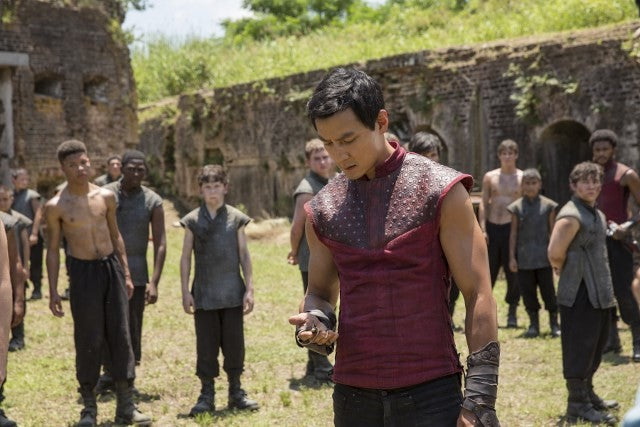 Daniel Wu Into the Badlands Sunny Red Vest