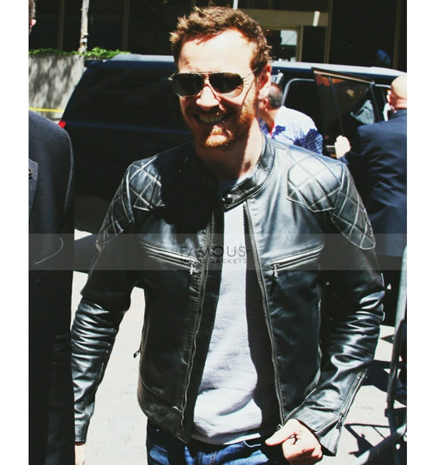 X-Men Apocalypse Michael Fassbender Black Jacket