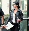 Selena Gomez Black Leather Jacket