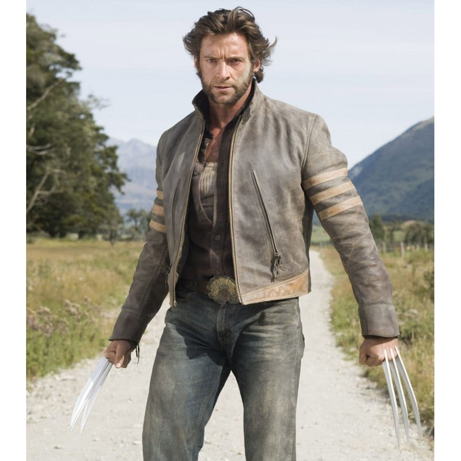 X-Men Origins Wolverine Biker Jacket