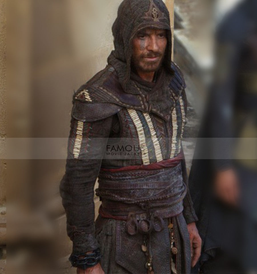 Assassin's Creed Michael Fassbender Aguilar Leather Coat