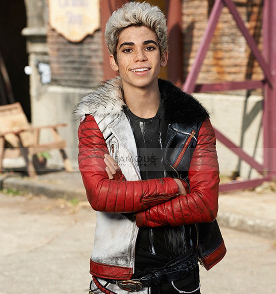 Carlos Descendants Cameron Boyce Leather Jacket