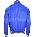 Suicide Squad Captain Boomerang Blue Satin Bomber Jacket