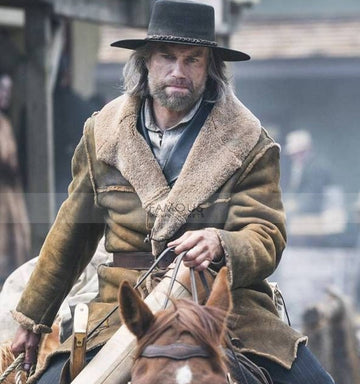 Hell On Wheels Cullen Bohannon Shearling Coat