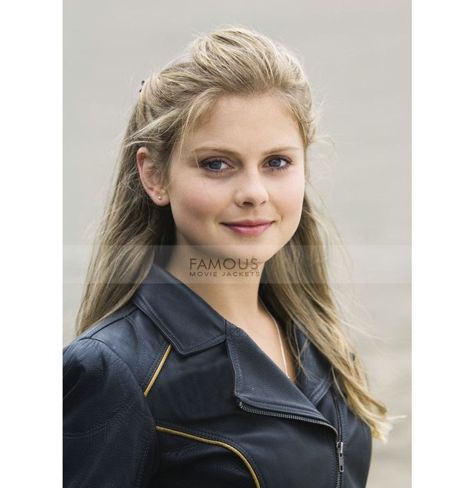 Power Rangers Rose Mciver Leather Jacket