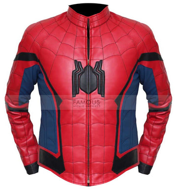 Spiderman Homecoming Leather Jacket