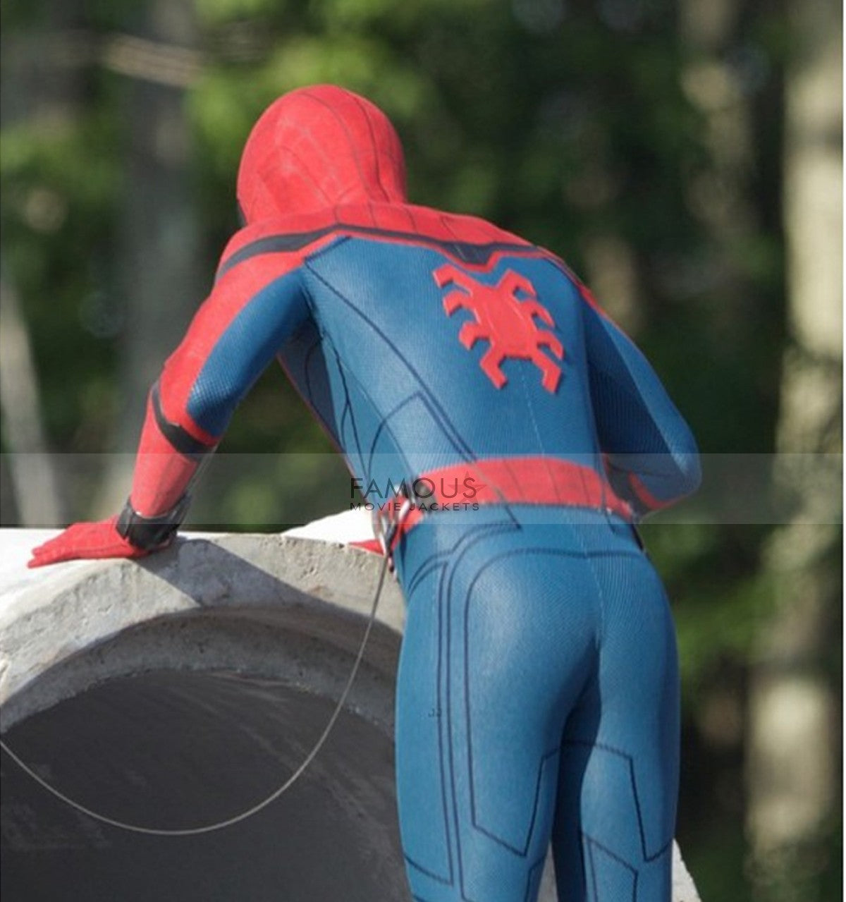 Spiderman Homecoming Leather Jacket