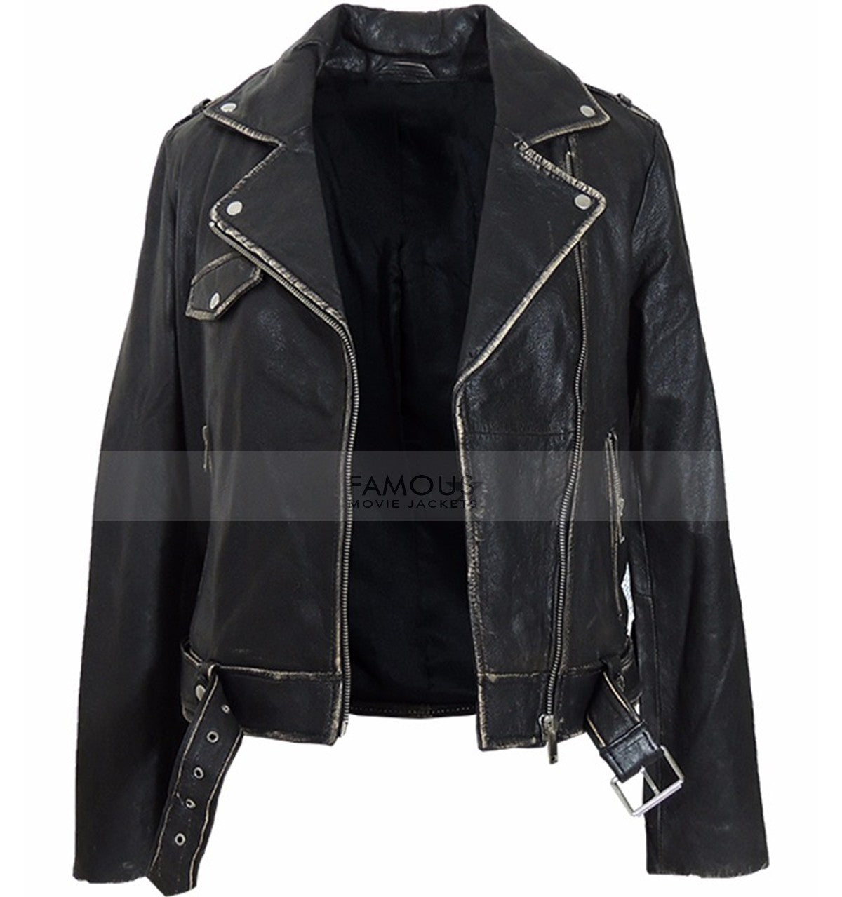 motorcycle slim fit jacket