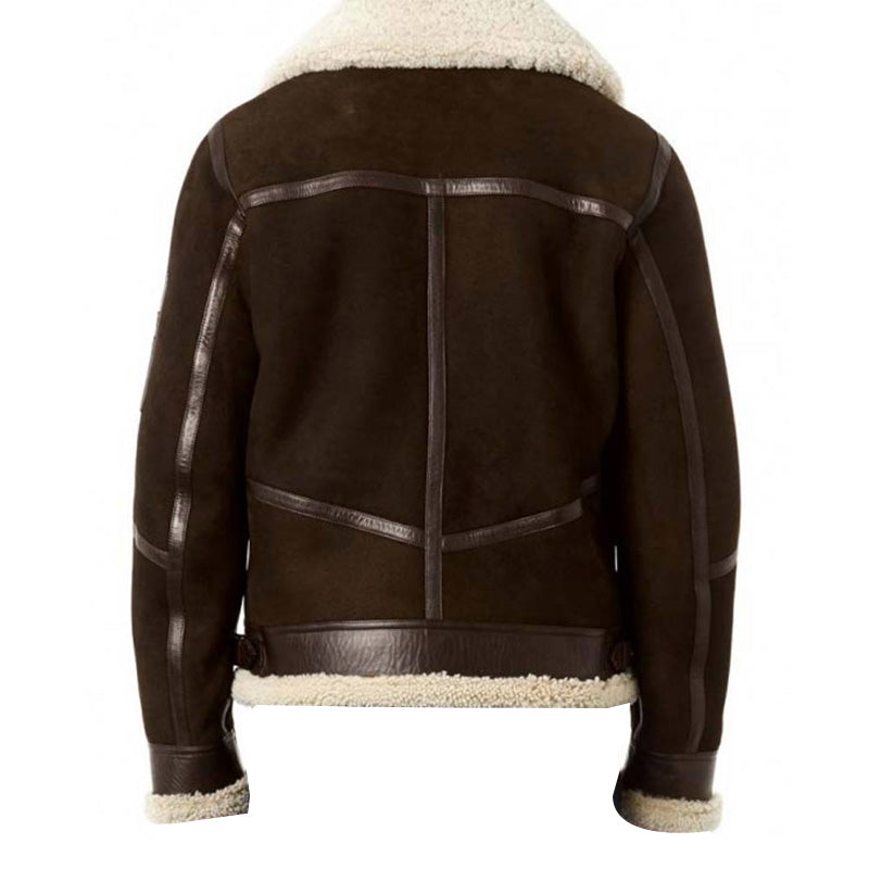 Power 50 Cent Brown Shearling Jacket