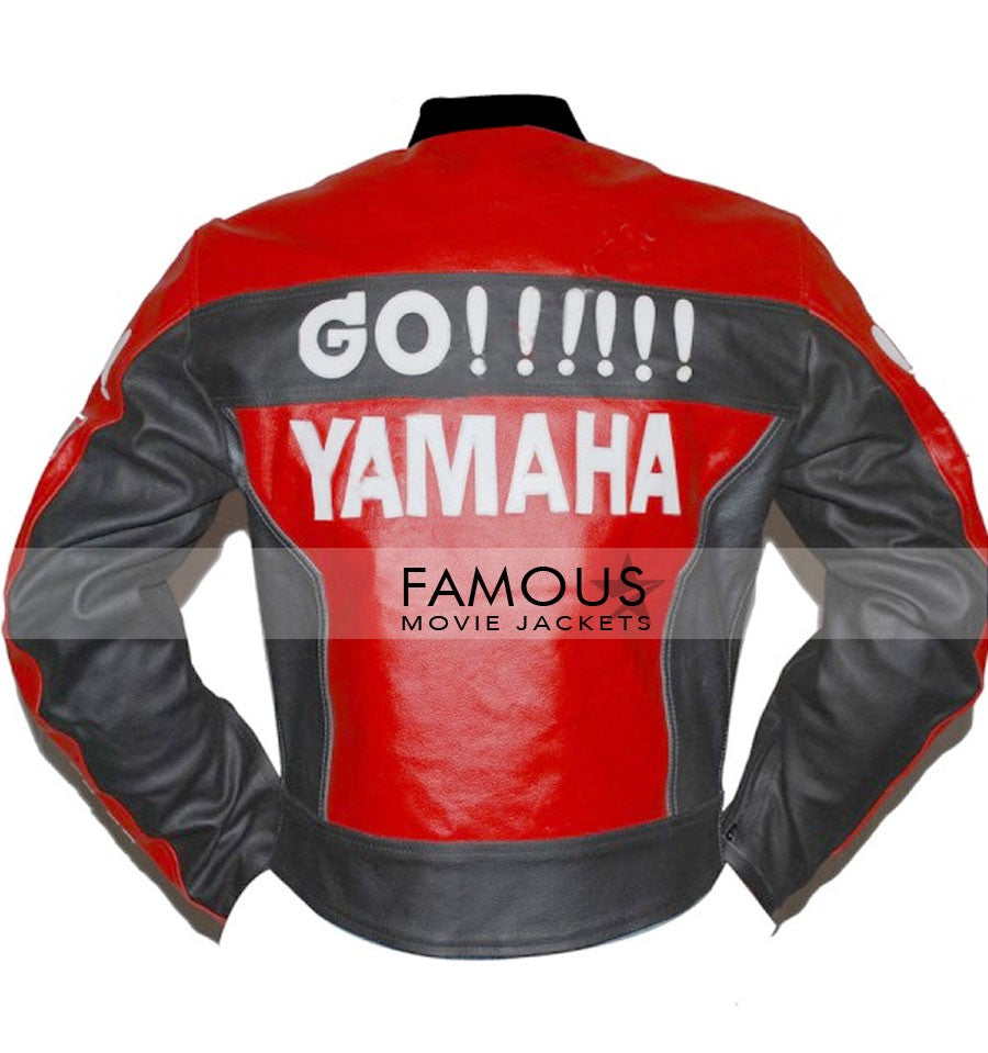 Yamaha GO Red Motorcycle Leather Jacket