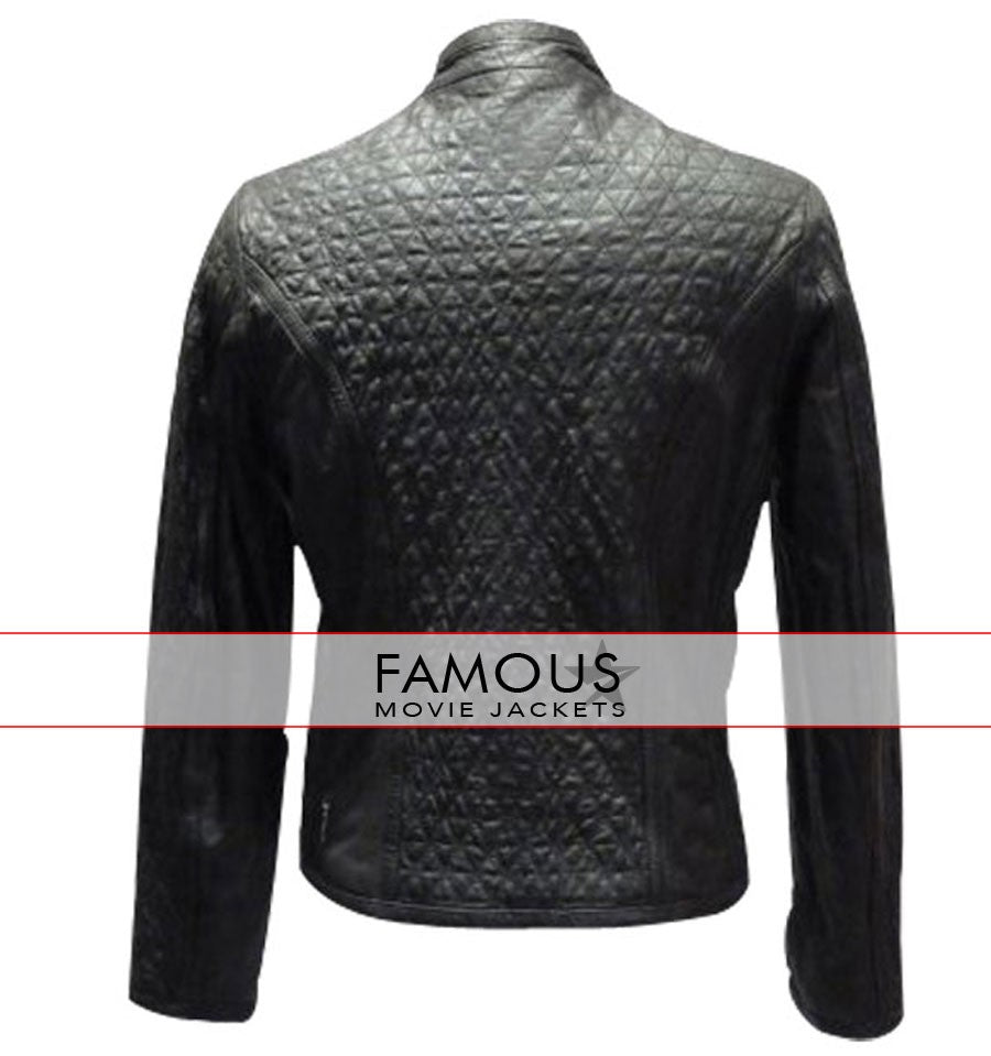 True Blood 4 Eric Northman Quilted Black Jacket