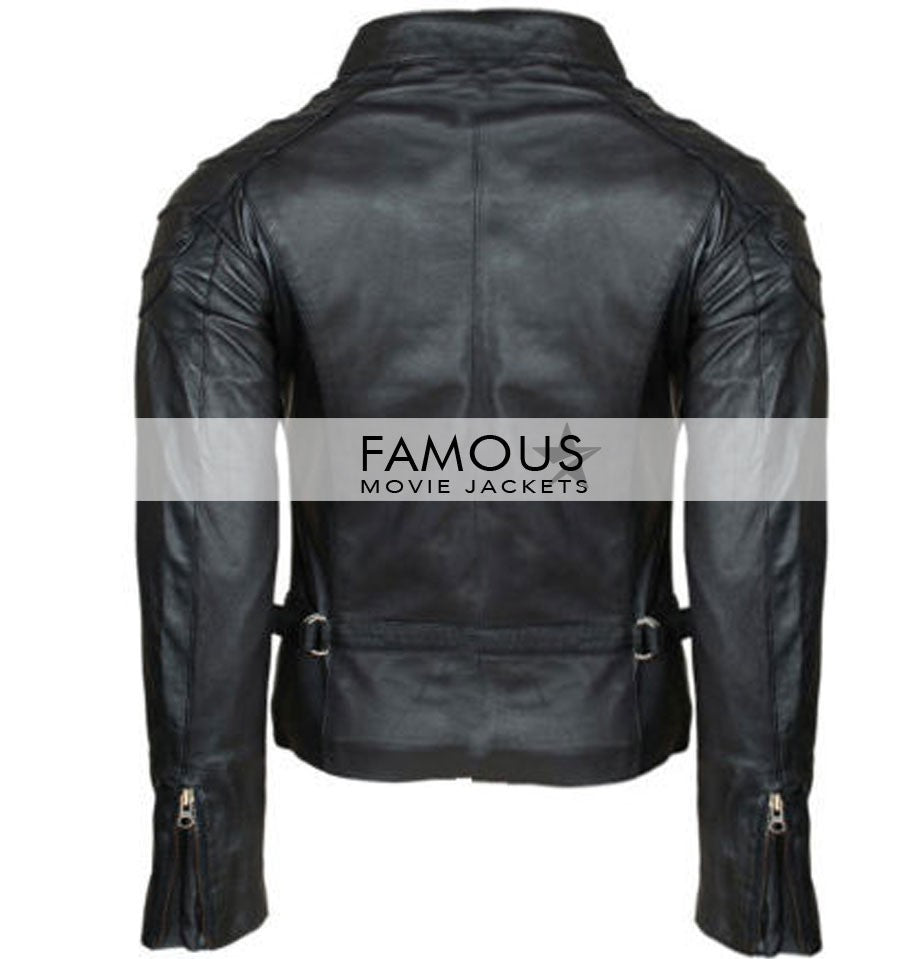 GONE IN 60 SECONDS - Sarah Wayland (Angelina Jolie) black leather jacket |  The Golden Closet