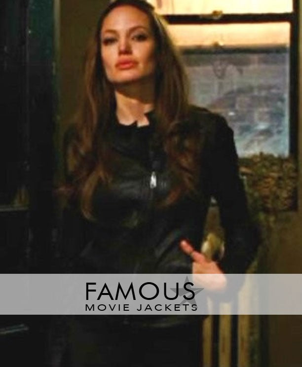 Thena Eternals Angelina Jolie Leather Jacket - USA Leather Factory