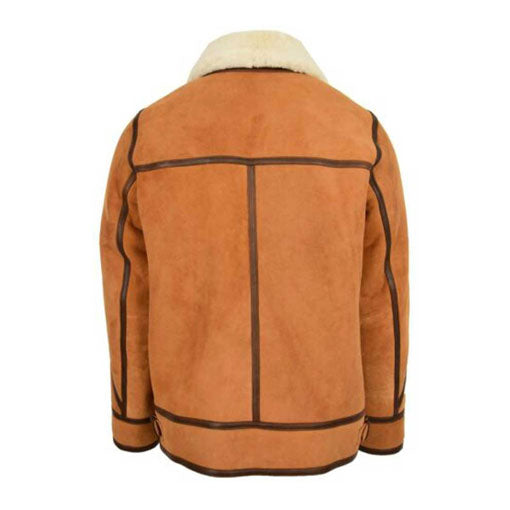 Top Gun Sheepskin B3 Brown Bomber Jacket