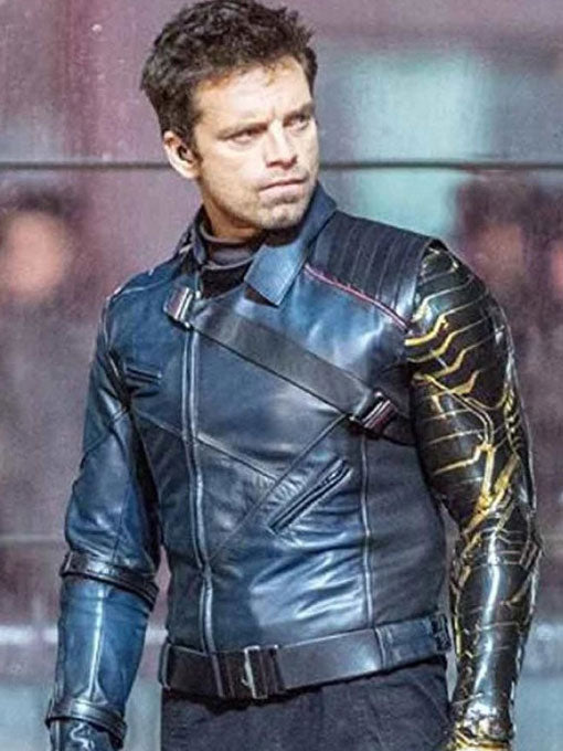 The Falcon and the Winter Soldier Bucky Barnes Leather Jacket