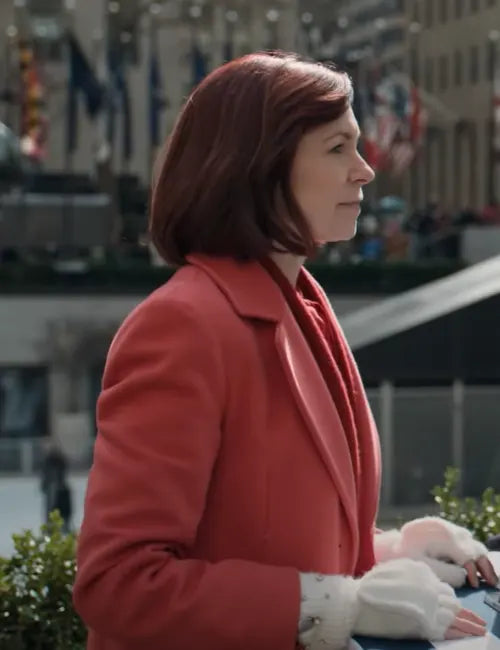 Carrie Preston Elsbeth 2024 Red Coat