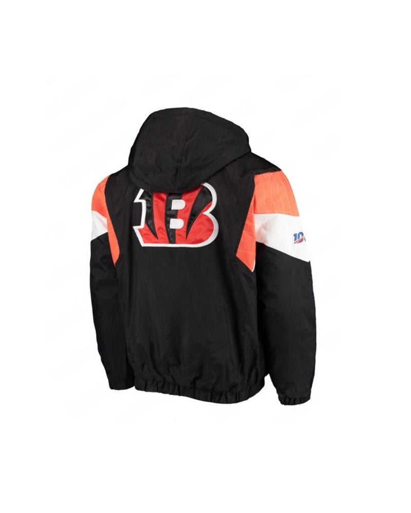 Cincinnati Bengals Starter Black Hooded Jacket