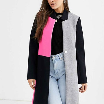 Emily In Paris Emily Cooper Color Block Coat