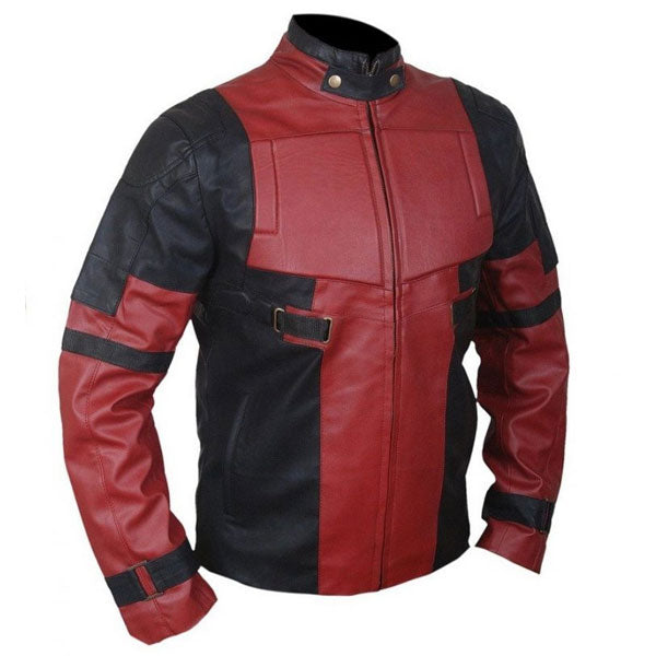 Deadpool Movie Ryan Reynolds Leather Costume Jacket