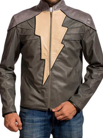 Dwayne Johnson Black Adam Leather Jacket