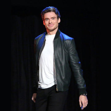 Richard Madden The Eternals Premier Leather Jacket