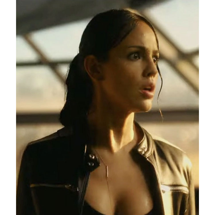 Godzilla Vs Kong Eiza González Black Leather Jacket