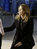 Ellen Pompeo Grey’s Anatomy Dr. Meredith Grey Black Peacoat