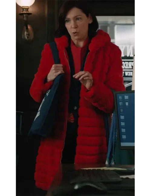 Elsbeth 2024 Carrie Preston Red Coat