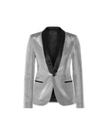 Emily In Paris S03 Lily Collins Silver Blazer